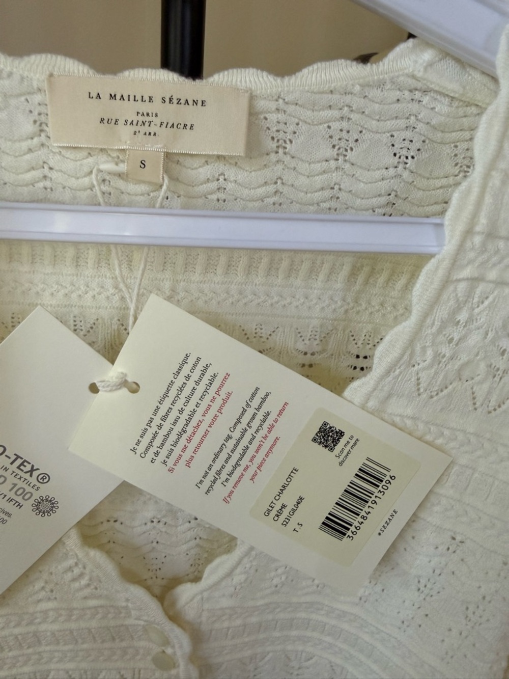 Sezane CHARLOTTE CARDIGAN - Picture 4 of 6
